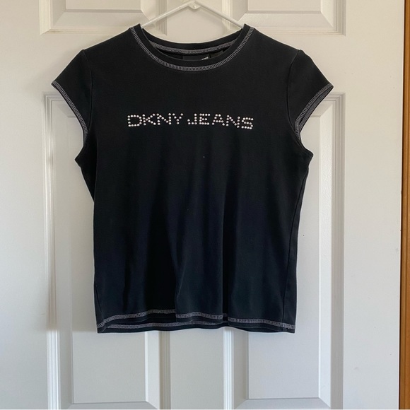 Vintage Y2K, DNKY black top